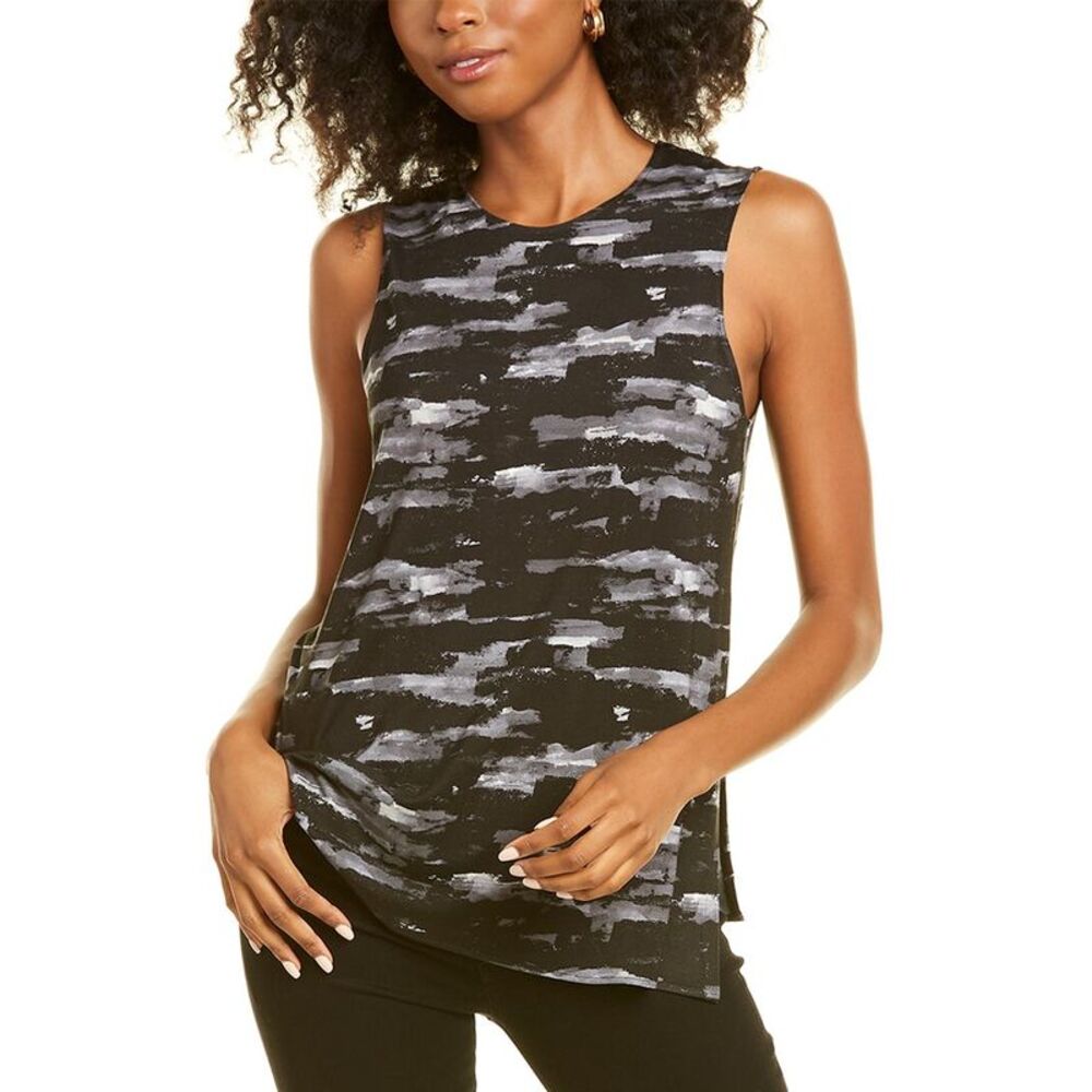 Yigal Azrouël Womens Yigal Azrouel Burnout Top, Black